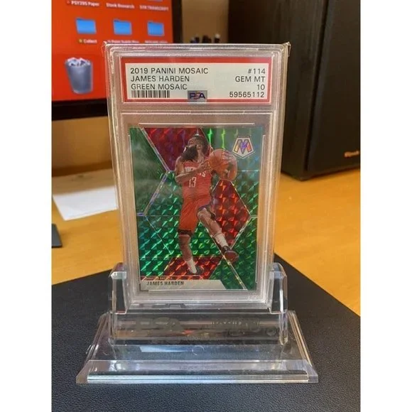 Panini | Toys | James Harden 2920 Panini Mosaic Green Mosaic